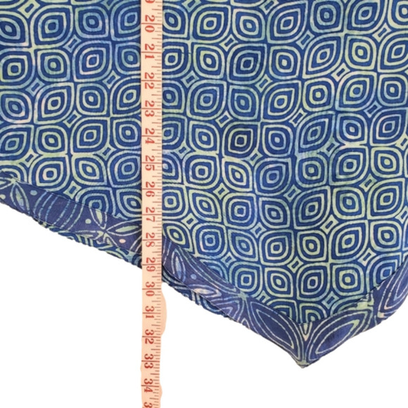 2/$35 SALE BEACH Cover up/ Boho top Size L Euc - Picture 8 of 8